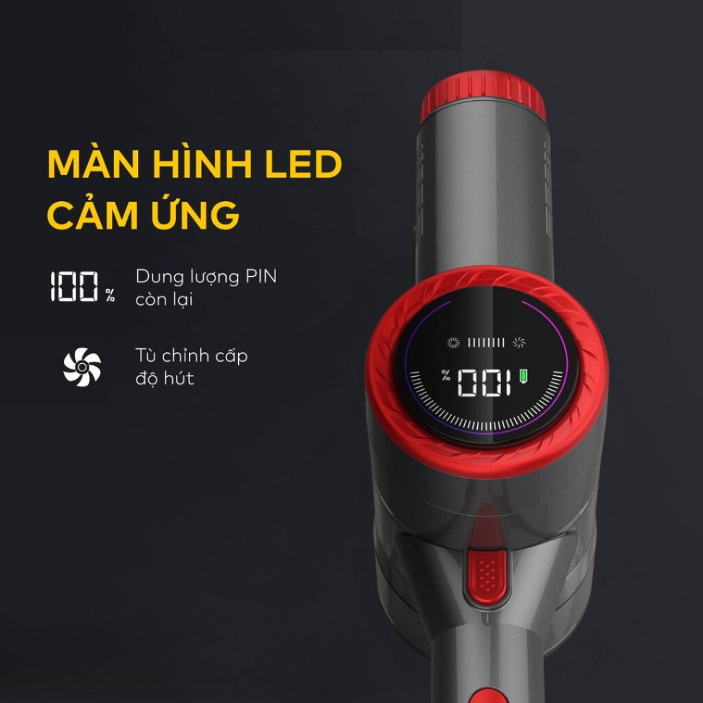 Máy Hút Bụi Cầm Tay Đa Năng Hyperrock P1 Max Pro Công suất 350W, Lực hút 26000PA Có Bình Nước Lau Ướt