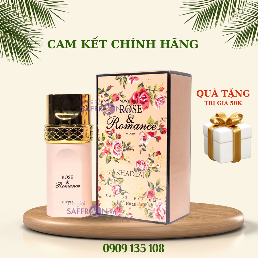 KM GIẢM Nước hoa dubai Rose And Romance 100ml bản clone Gucci bloom Ngọt Dịu CAM KẾT CHÍNH HÃNG