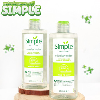 Nước Tẩy Trang Simple Dịu Nhẹ Kind To Skin Micellar Cleansing Water 200ml