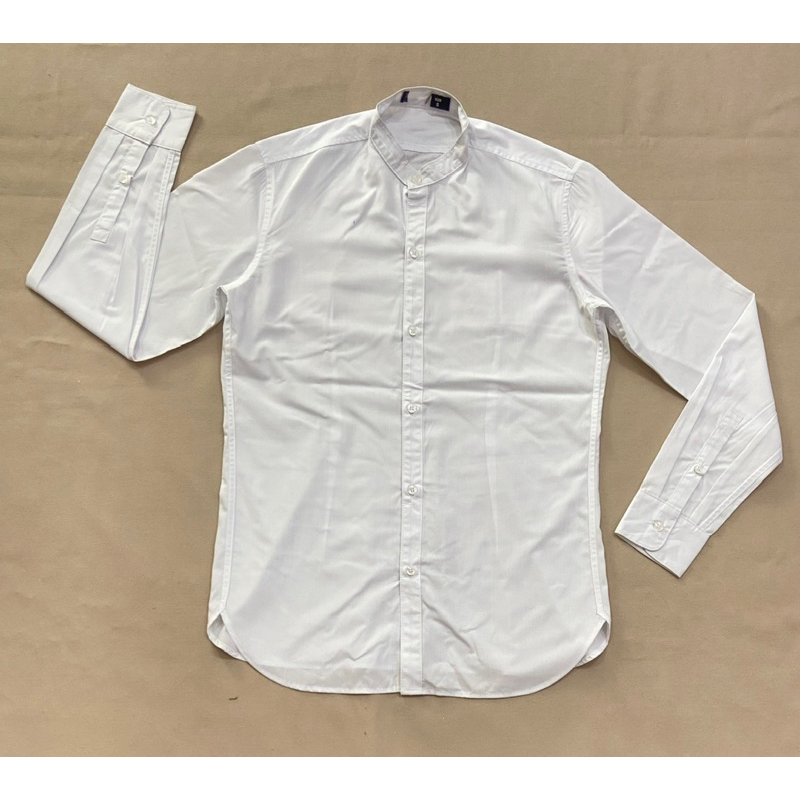 Áo sơ mi nam tay dài màu trắng  - Thanh lý vnxk