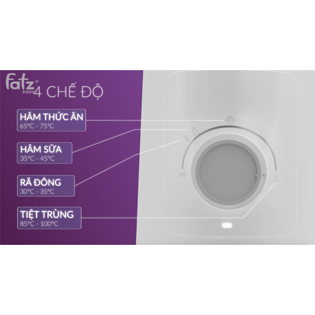 Máy hâm sữa & tiệt trùng- Mono 6 – Fatzbaby FB3001TN , banbuondososinh1