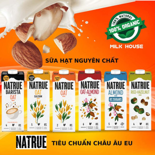 Hộp 1L Sữa Hạt Natrue Gạo - Dẻ - Hạnh Nhân - Yến mạch Date Mới