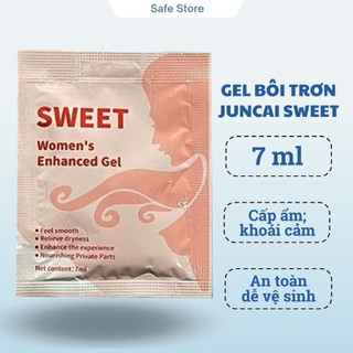 Gel bôi trơn dạng gói Juncai Sweet,gen bôi trơn gốc nước tăng khoái cảm an toàn dễ vệ sinh gói 7g