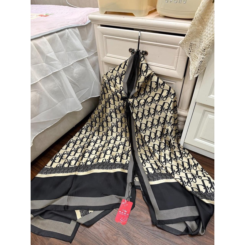 KHĂN LỤA TRƠN DR SIZE ĐẠI 180x90cm