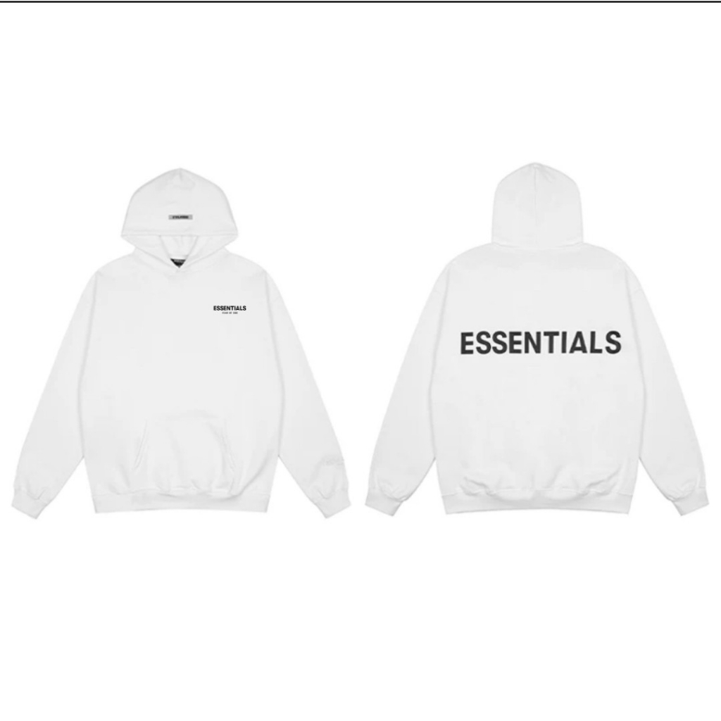 Áo Hoodie ESSENTIALS  thêu dày dặn Nam Nữ, Áo Khoác Nỉ Unisex hoodie bấm cúc chính hãng chất nỉ bông V03 GEM