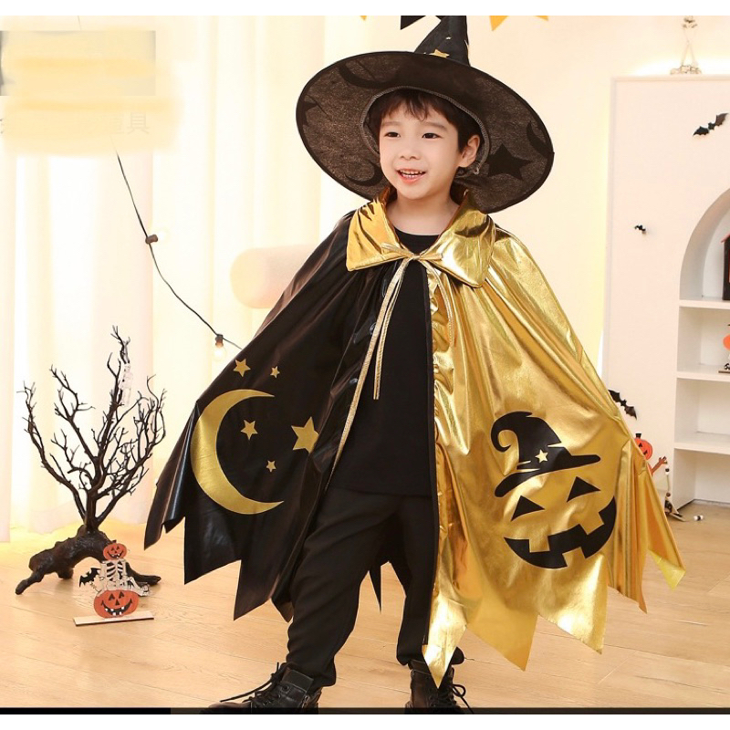 Set áo choàng Halloween cho bé