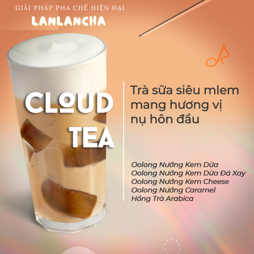 Olong sấy nướng khói LANLANCHA siêu đậm cải thiến dùng chuyên pha chế trà sữa