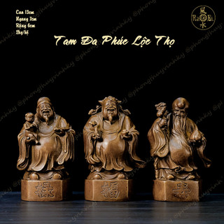 Tam Đa Phúc Lộc Thọ - Tượng Đồng Phong Thủy