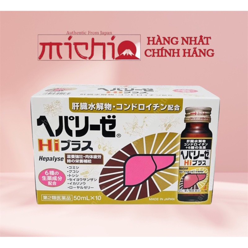Nước Uống Bổ Gan vàng Hepalyse HI 50ml Nhật Bản