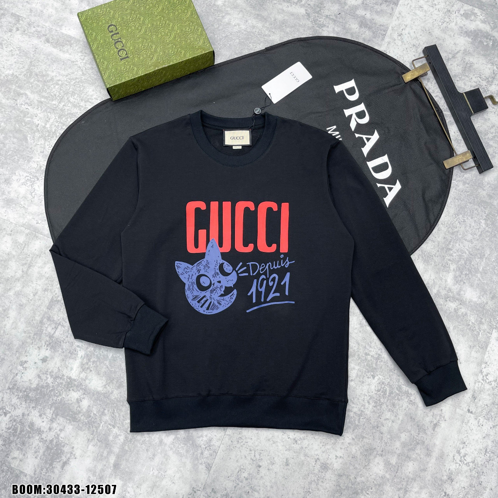 🔥Hot🔥Áo nỉ Gucci 1921 in hình thiết kế hot trend Nam nữ New 2023