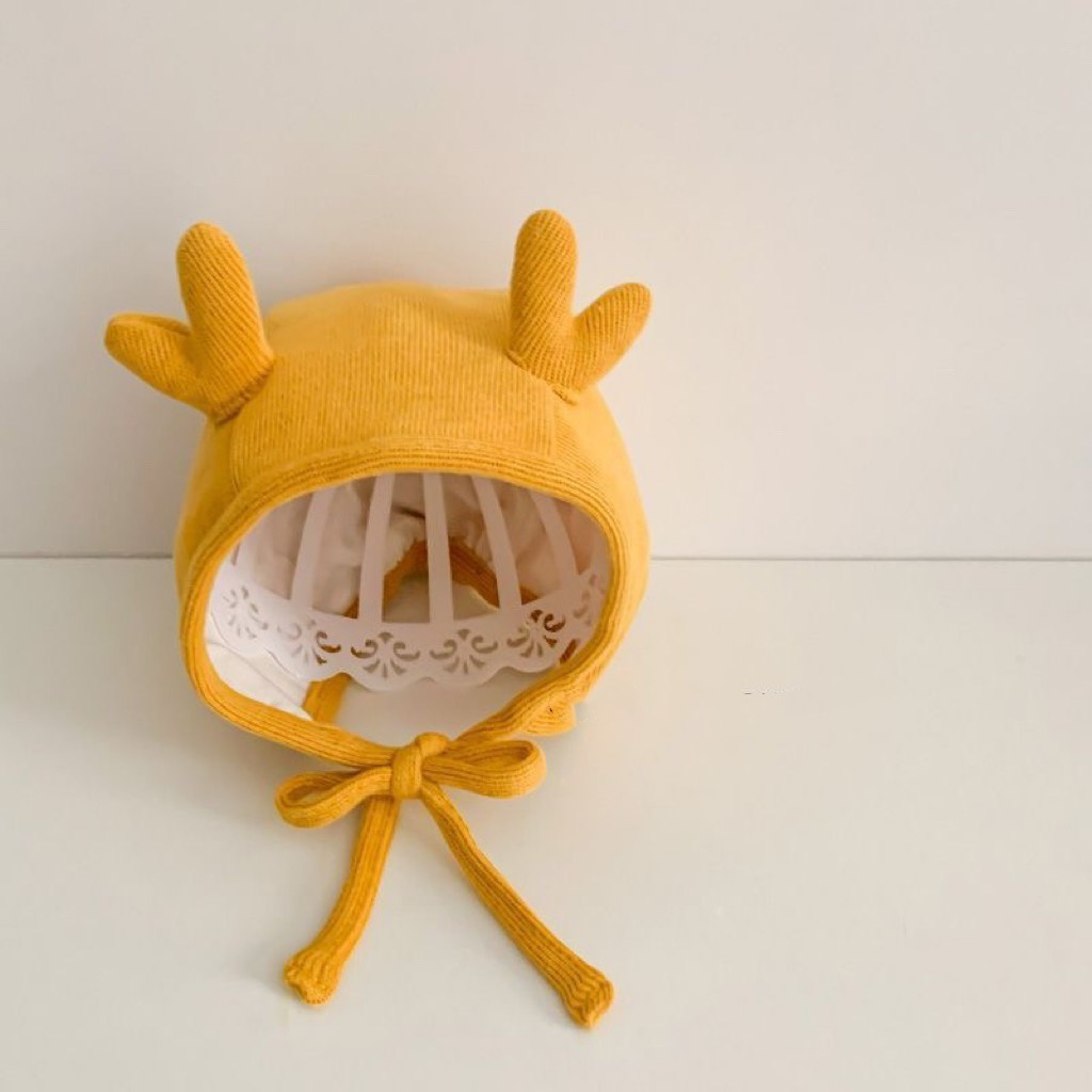 Nón Mũ sừng hươu buộc dây đáng yêu cho bé  - SP0439