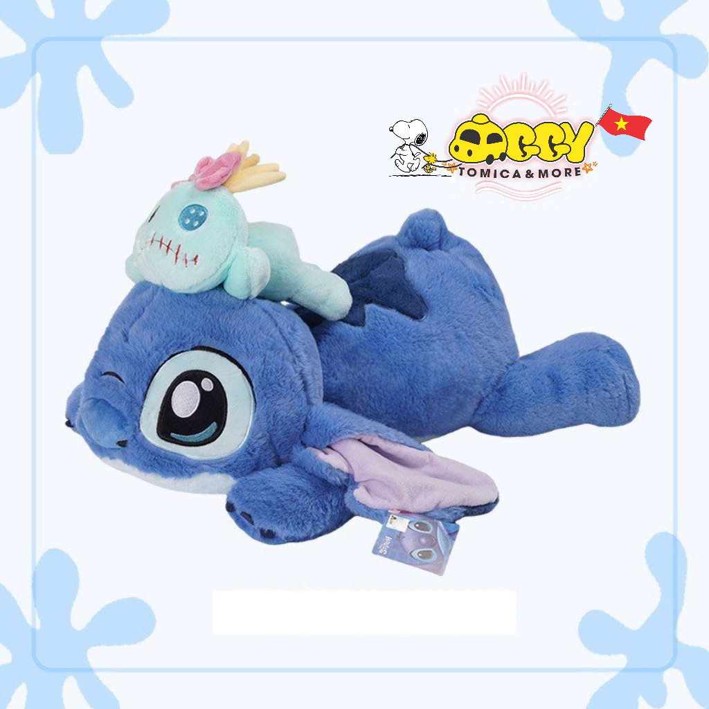 Gấu bông kèm dây Stitch & Scrump mẫu mới