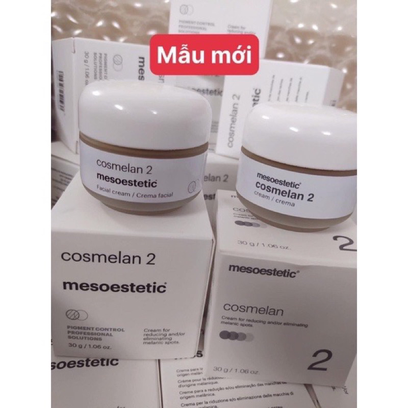 Kem giảm nám sáng da mờ thâm Cosmelan 2 Mesoestetic Fullsize 30gr