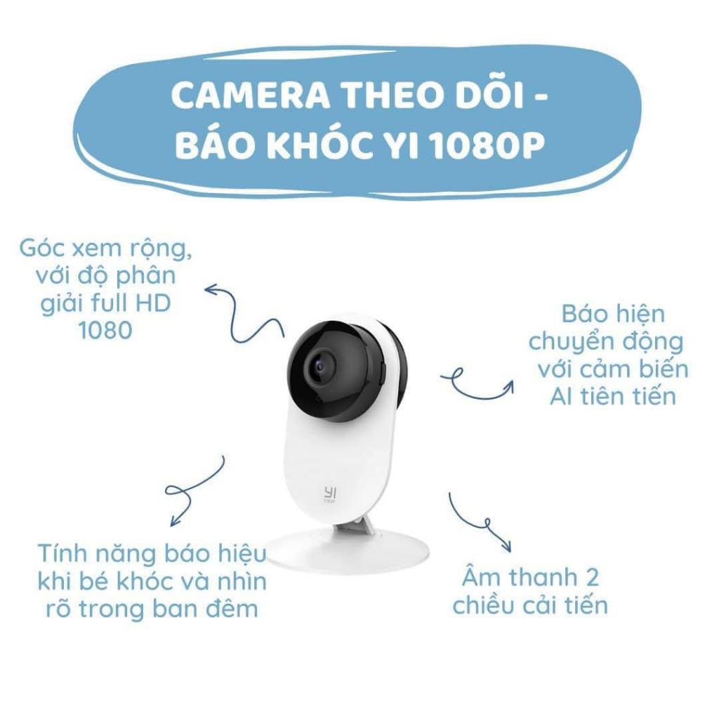 CAMERA THEO DÕI - BÁO KHÓC YI 1080p - VINAQUICK