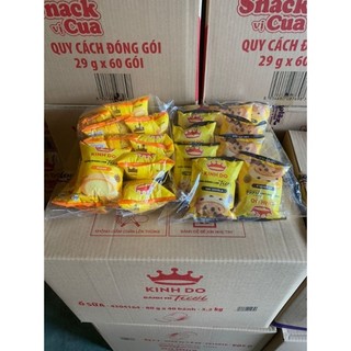 Combo 10 gói bánh bông lan tươi hạt sôcôla Kinh Đô 50g