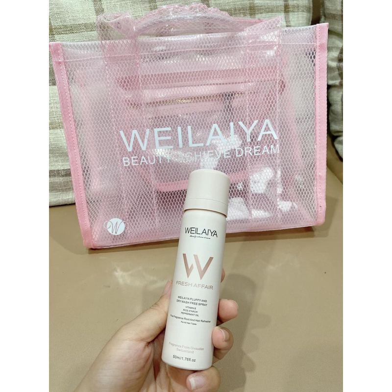 Dầu gội khô - xịt phồng tóc weilaiya