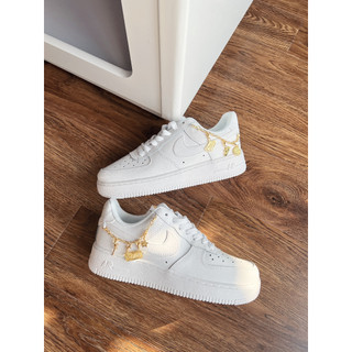 Giày sneaker nam nữ phụ kiện dây xích