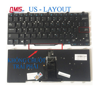 Bàn phím laptop Dell Latitude 3340 3350, Latitude 5450 E5450 5470 E5470 7450 E7450 7470 E7470 (KHÔNG CHUỘT TRÁI PHẢI)