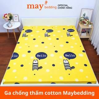 Ga chống thấm cotton May bedding drap chống thấm nước trải giường bọc đệm cho bé nằm trực tiếp