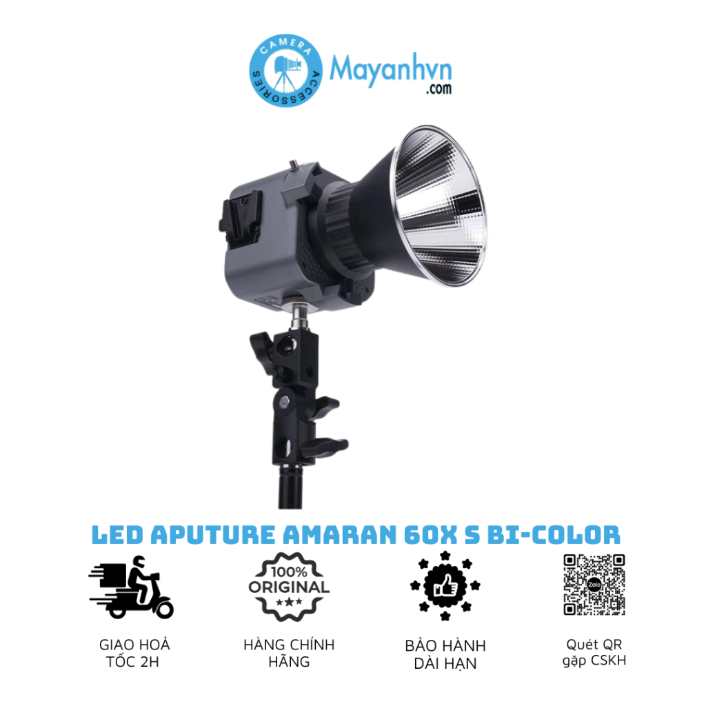 Amaran 60XS - Đèn Led Aputure Amaran 60XS Bi-Color | Bảo hành 12 tháng | Hàng Chính Hãng