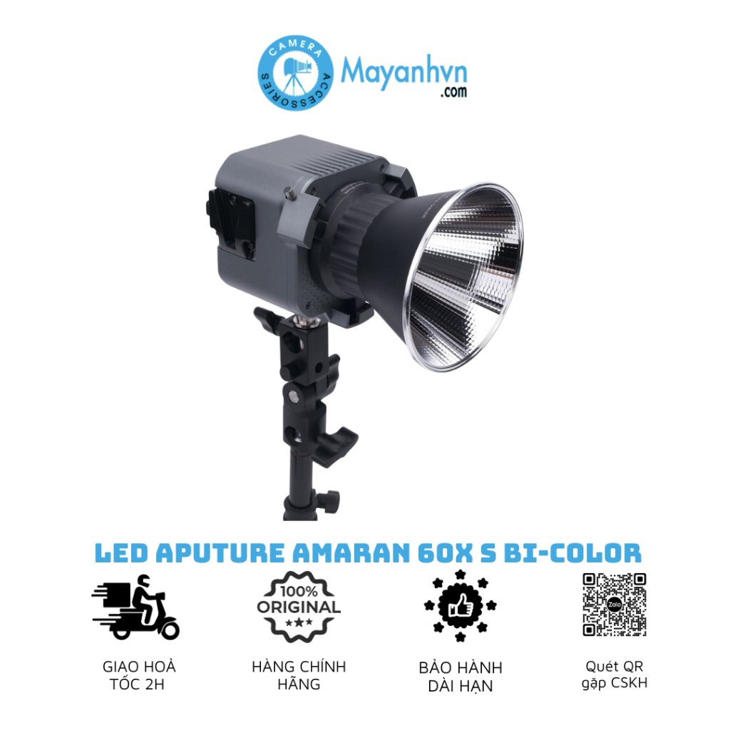 Amaran 60XS - Đèn Led Aputure Amaran 60XS Bi-Color | Bảo hành 12 tháng | Hàng Chính Hãng