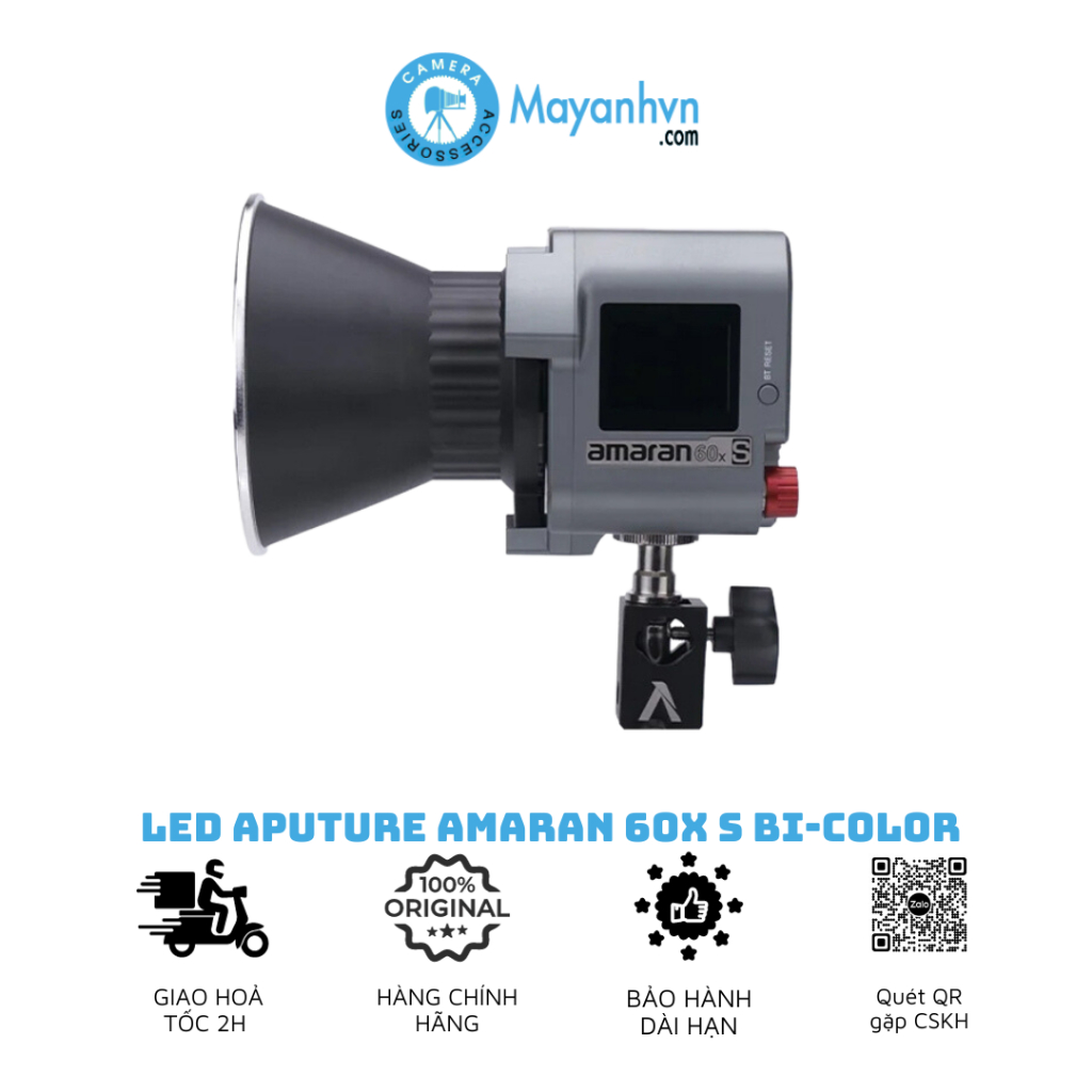 Amaran 60XS - Đèn Led Aputure Amaran 60XS Bi-Color | Bảo hành 12 tháng | Hàng Chính Hãng