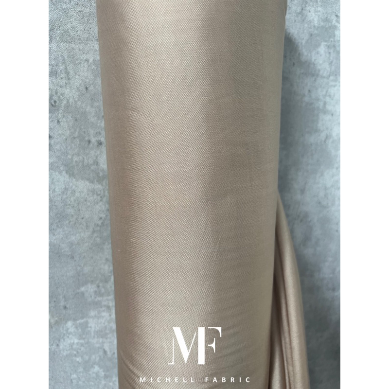 Vải Tơ Beige Nâu Cao Cấp
