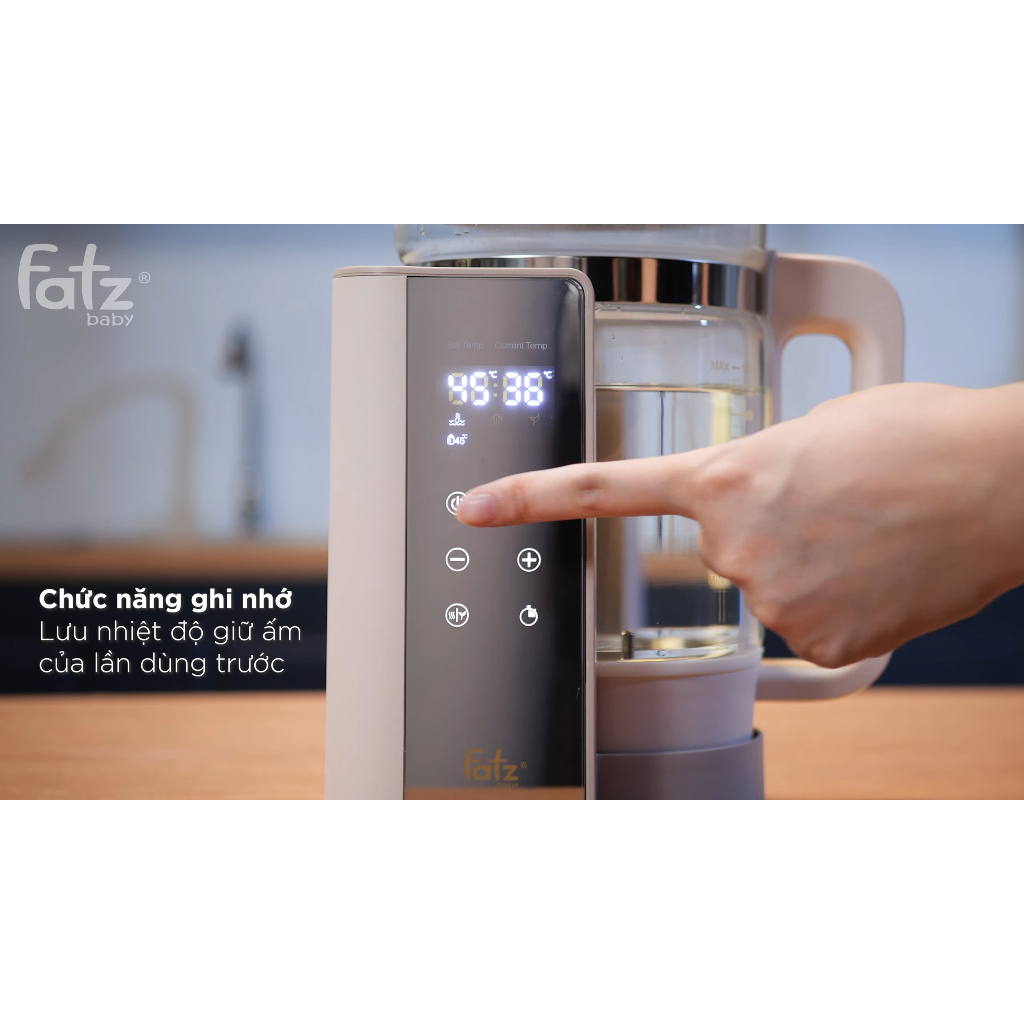 MÁY ĐUN NƯỚC VÀ HÂM NƯỚC PHA SỮA ĐIỆN TỬ – QUICKPRO 1 – FB3511BT - SẢN PHẨM CHÍNH HÃNG