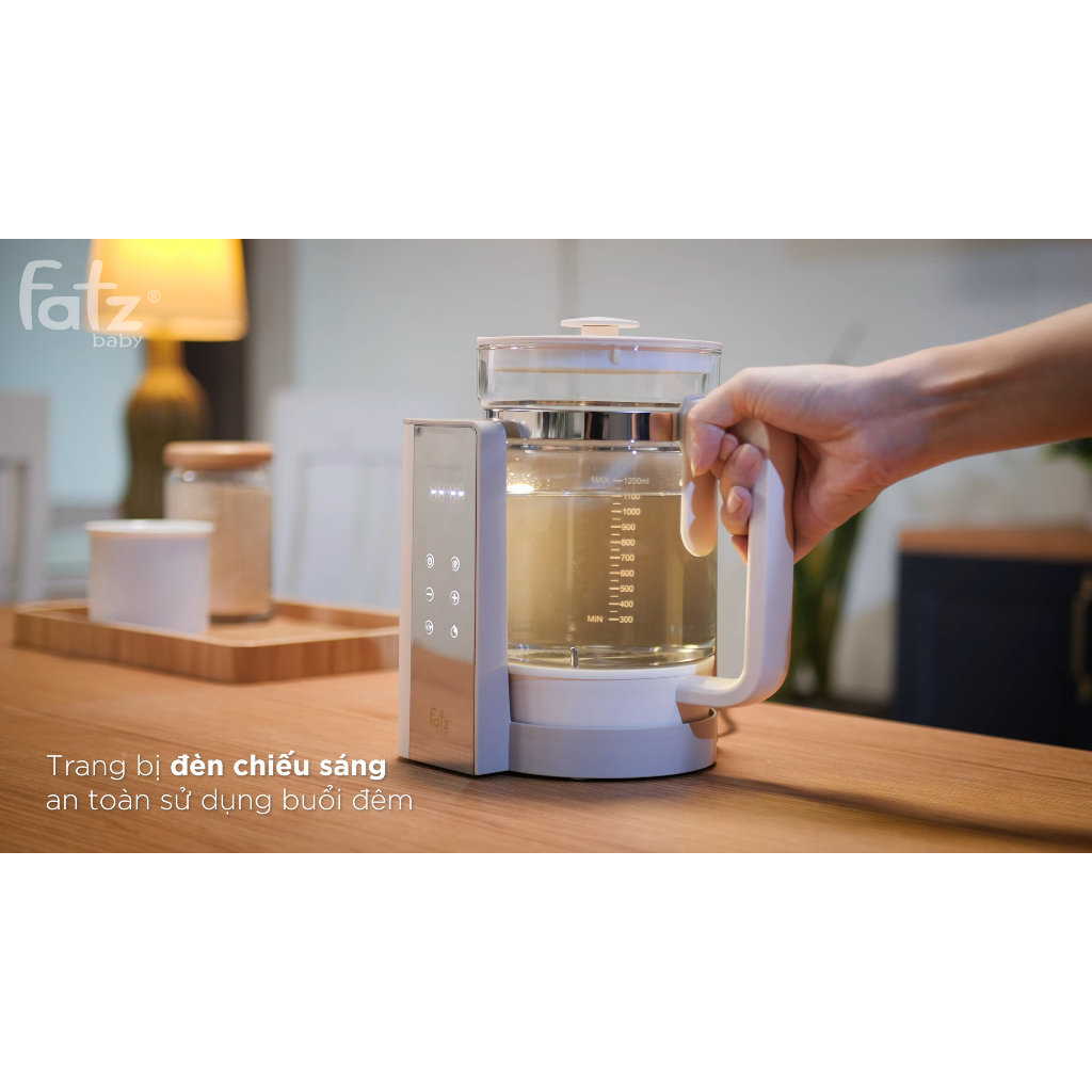 MÁY ĐUN NƯỚC VÀ HÂM NƯỚC PHA SỮA ĐIỆN TỬ – QUICKPRO 1 – FB3511BT - SẢN PHẨM CHÍNH HÃNG