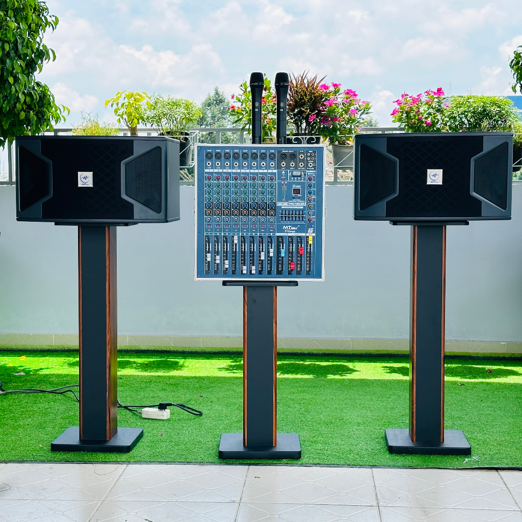 Dàn Karaoke Gia Đình Cao Cấp Mixer Liền Công Suất Lớn MTMax F9Pro - F10Pro - Đẩy M479Pro Kèm Loa KS 310 Bảo Hành 12Tháng