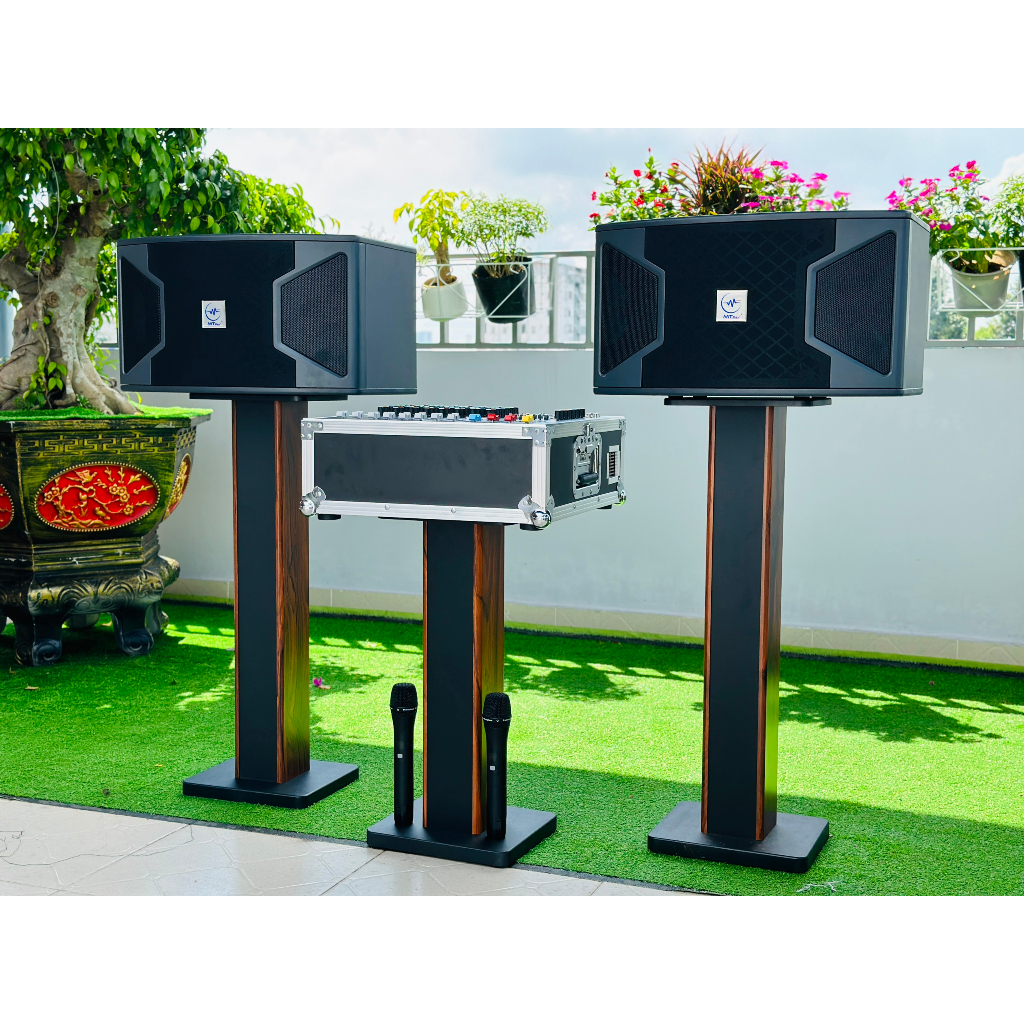 Dàn Karaoke Gia Đình Cao Cấp Mixer Liền Công Suất Lớn MTMax F9Pro - F10Pro - Đẩy M479Pro Kèm Loa KS 310 Bảo Hành 12Tháng