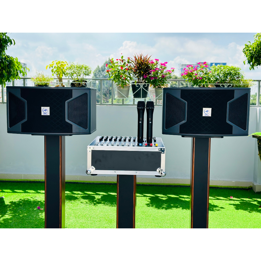 Dàn Karaoke Gia Đình Cao Cấp Mixer Liền Công Suất Lớn MTMax F9Pro - F10Pro - Đẩy M479Pro Kèm Loa KS 310 Bảo Hành 12Tháng