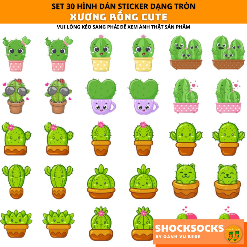 HÌNH DÁN STICKER HÌNH XƯƠNG RỒNG CUTE