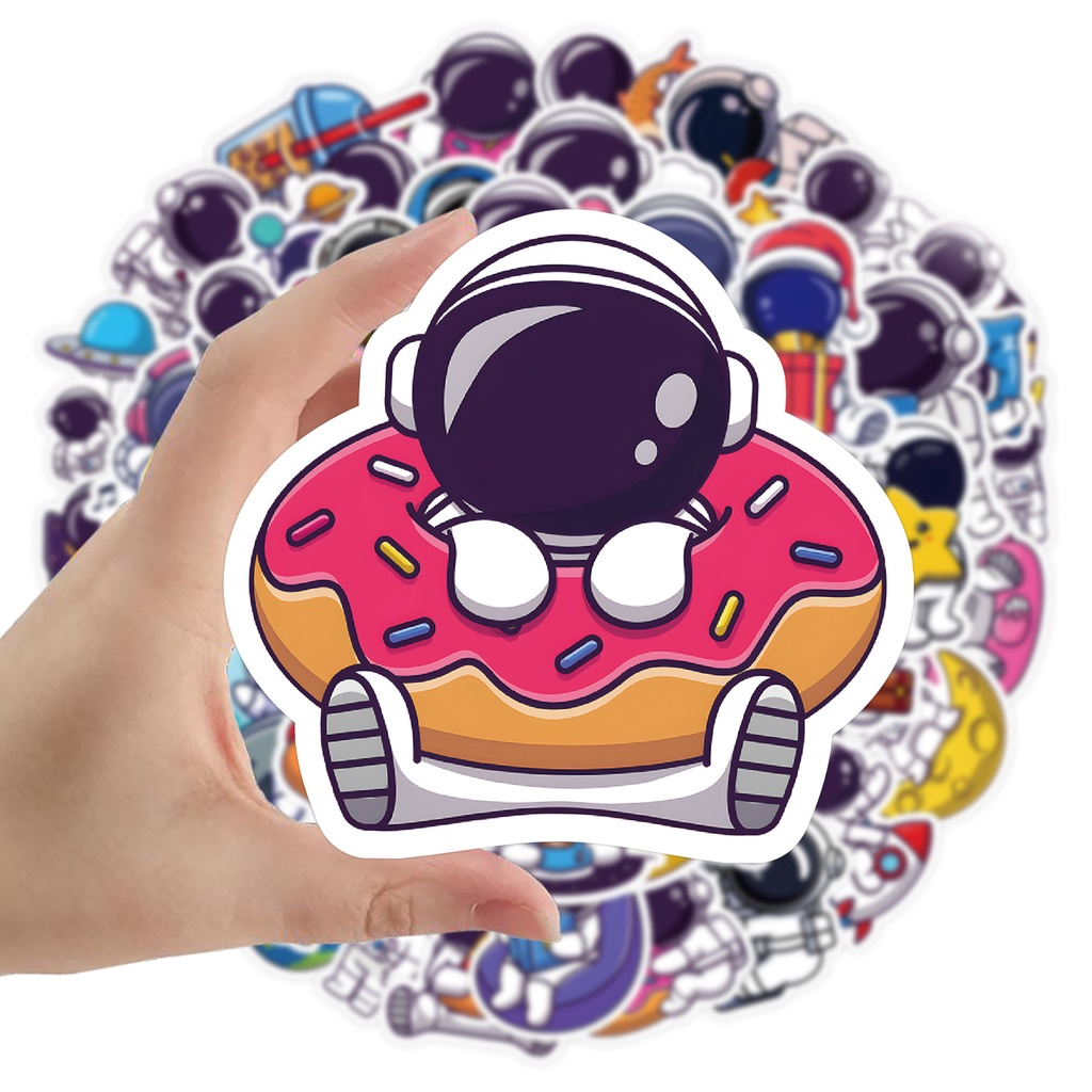 Sticker Chống Nước Phi Hành Gia