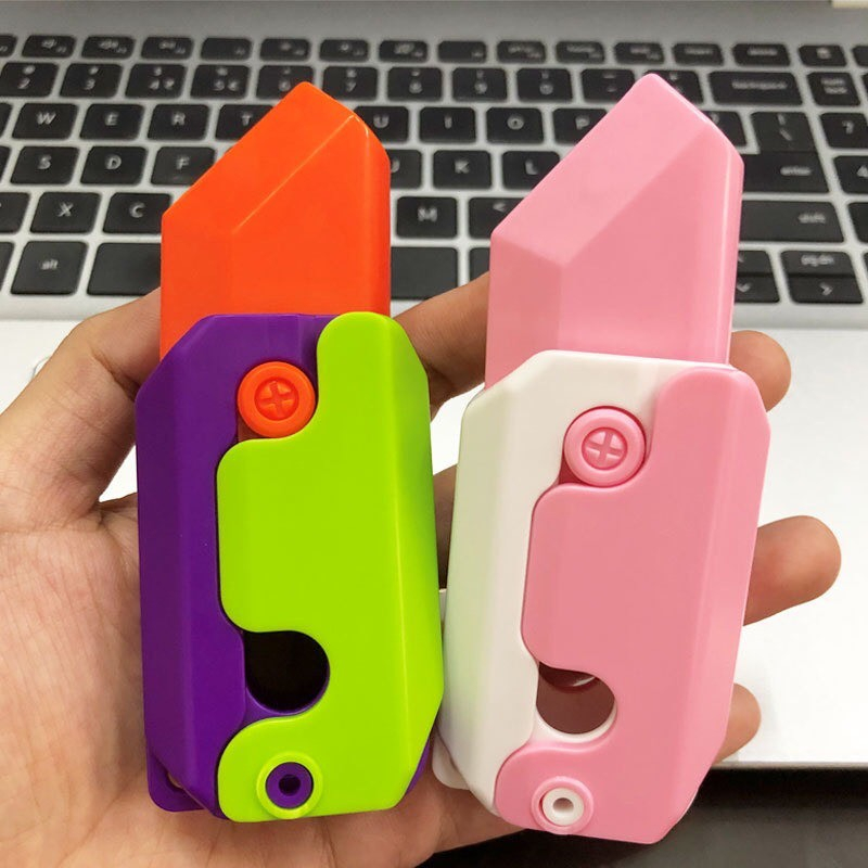 Đồ chơi cà rốt trọng lực 3D, đồ chơi giải tỏa căng thẳng 3D mini vui nhộn.