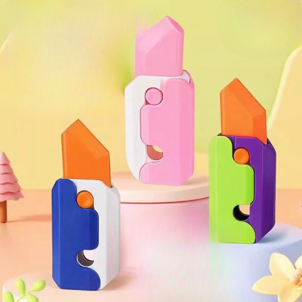 Đồ chơi cà rốt trọng lực 3D, đồ chơi giải tỏa căng thẳng 3D mini vui nhộn.