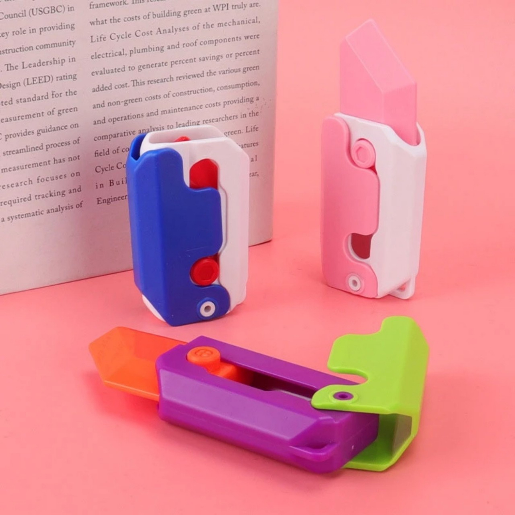 Đồ chơi cà rốt trọng lực 3D, đồ chơi giải tỏa căng thẳng 3D mini vui nhộn.
