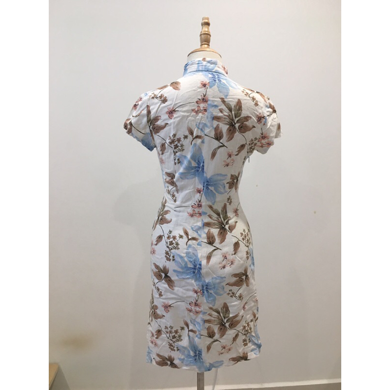 Sườn xám vải linen 2hand