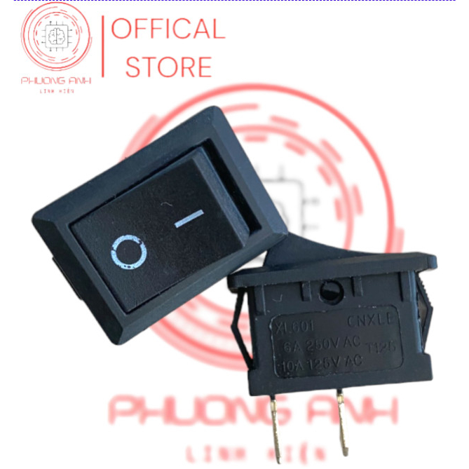 Công Tắc Bập Bênh XL601 250V6A/125V10A 15*21mm