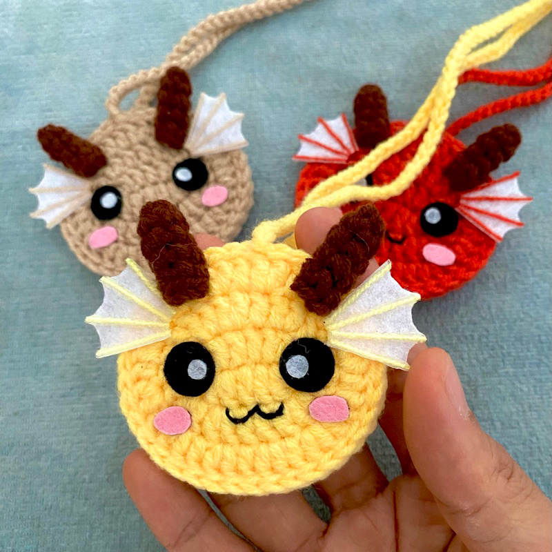 Túi đựng tỏi cho trẻ sơ sinh hình rồng con