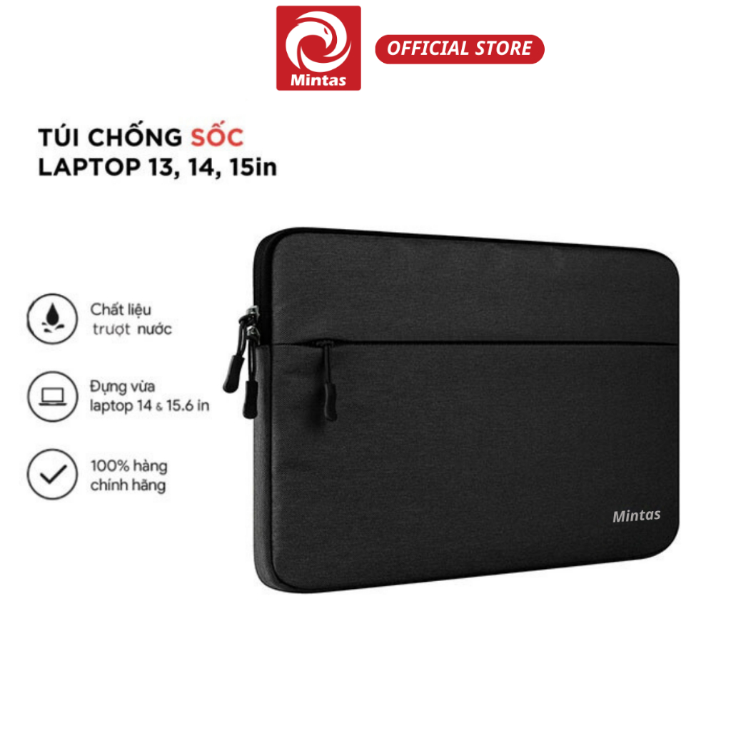 Túi Chống Sốc Laptop 13 inch 14 inch 15 inch đệm mút sốp 2 mặt bảo vệ laptop TC002