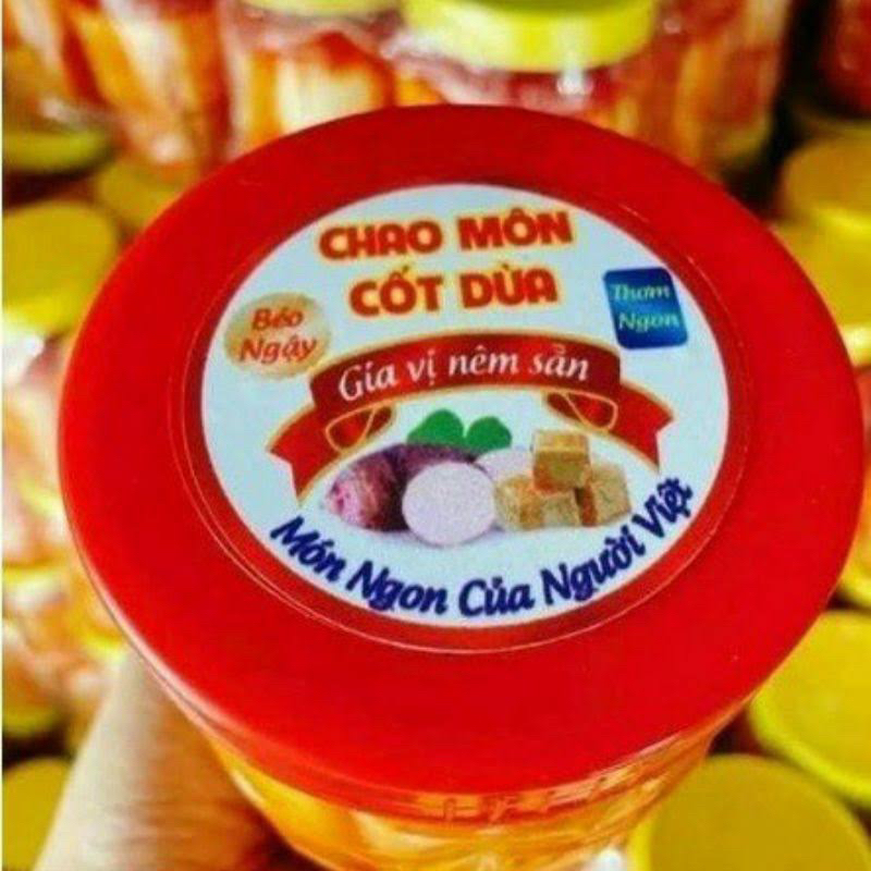 Chao môn cốt dừa