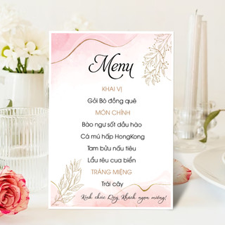  Combo 10 Thực đơn đám cưới