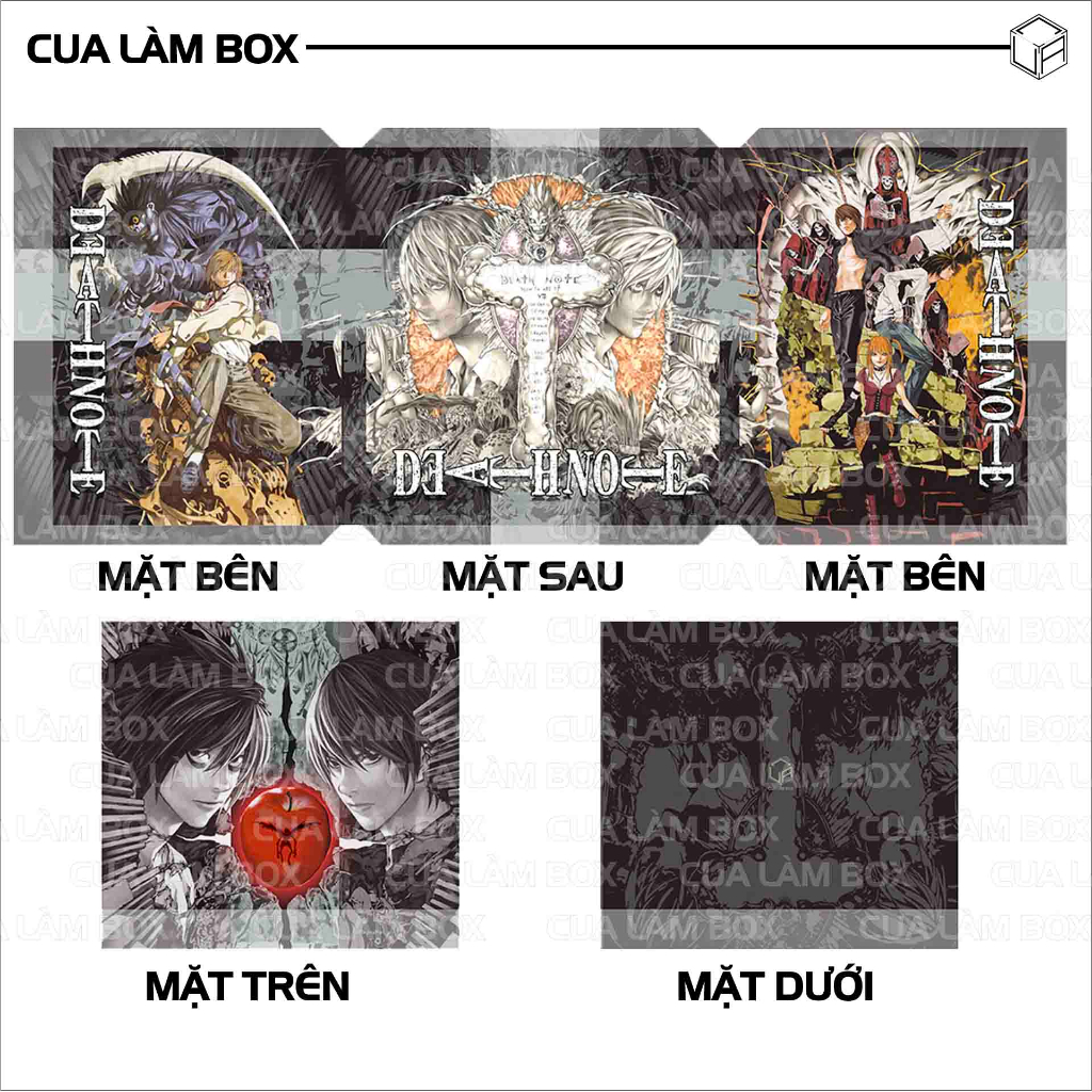Hộp đựng Manga Death Note. Boxset bảo quản truyện tranh Death Note