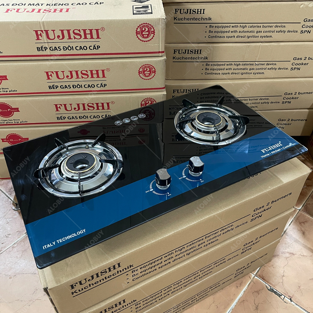 Bếp gas âm Fujishi FJ-803X - Đánh lửa Magneto tự động, Chén đồng lửa xanh tiết kiệm gas - Bảo hành chính hãng 02 Năm