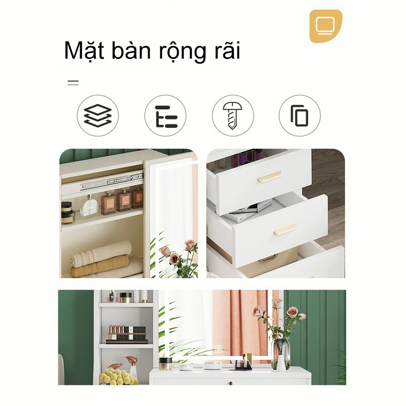 ZEN Bàn trang điểm , Bàn trang điểm phong cách Hàn Quốc