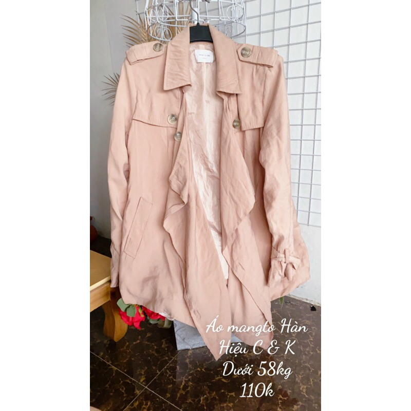 Áo mangto Hàn hiệu C&K