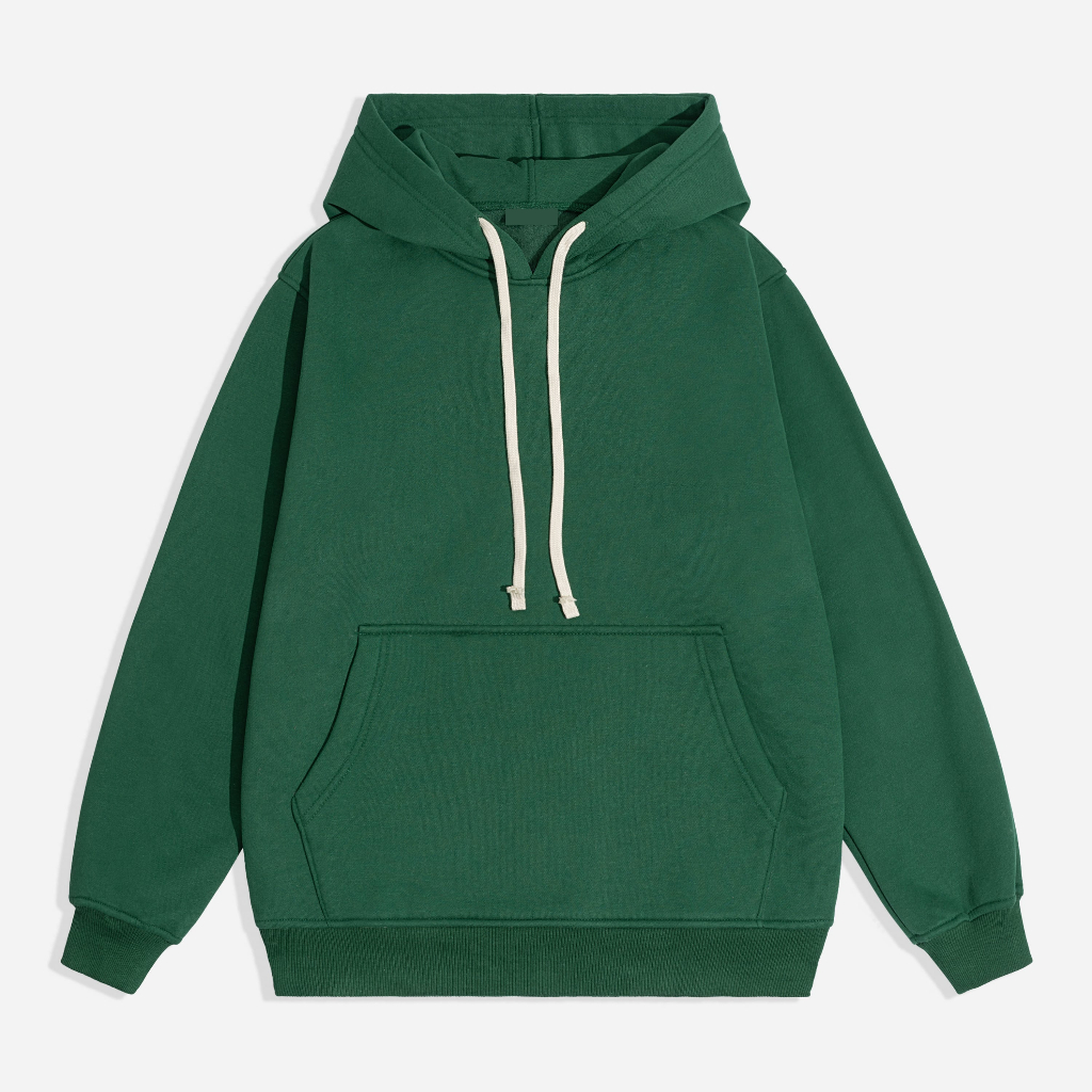 Áo khoác hoodie trơn local brand ABE Basic nỉ bông unisex nam nữ form rộng có mũ 2 lớp