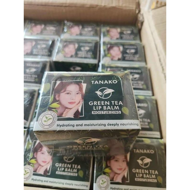 Son dưỡng môi trà xanh Tanako Green Tea Lip Balm Thái Lan