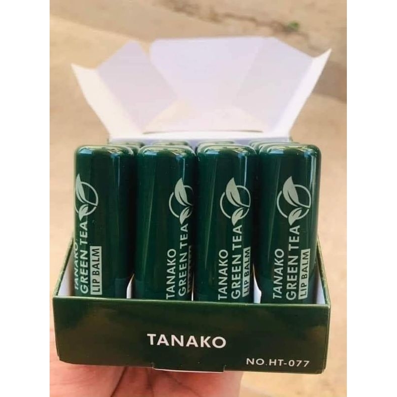 Son dưỡng môi trà xanh Tanako Green Tea Lip Balm Thái Lan